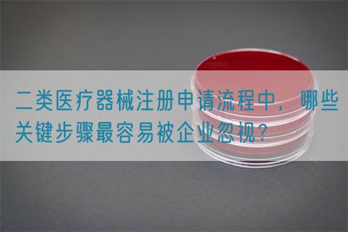 二類(lèi)醫(yī)療器械注冊(cè)申請(qǐng)流程中，哪些關(guān)鍵步驟最容易被企業(yè)忽視？(圖1)