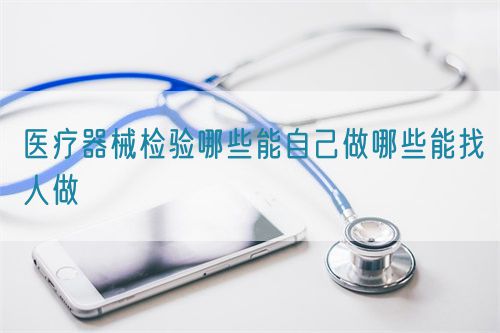 醫(yī)療器械檢驗?zāi)男┠茏约鹤瞿男┠苷胰俗?圖1)