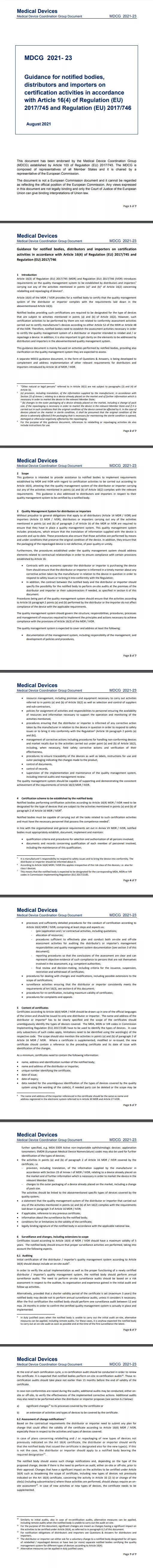 歐盟MDR和IVDR的分銷商和進口商的質(zhì)量體系如何審批？(圖2)